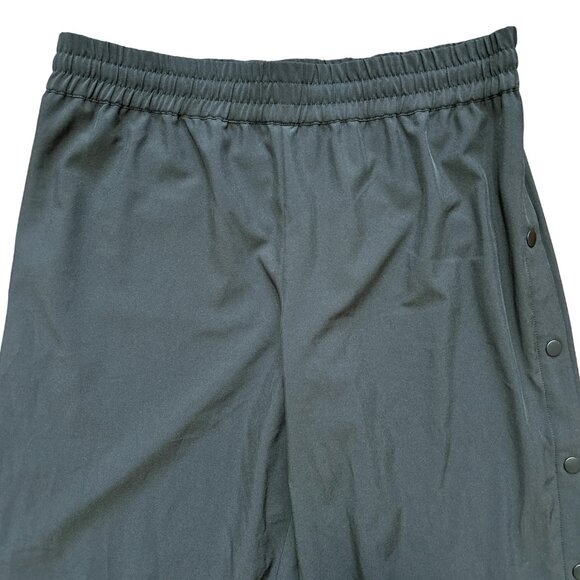 GARNET HILL Relaxed Side Snap Pull On Pants in Black  High rise Wide leg  SZ M - Picture 4 of 12